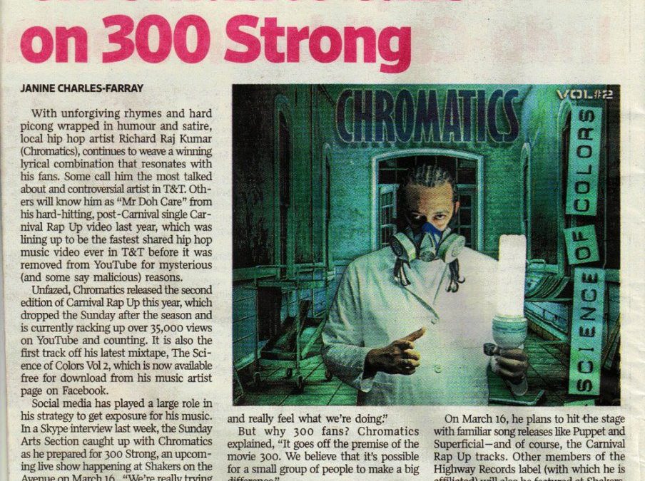 Chromatics calls on 300 Strong